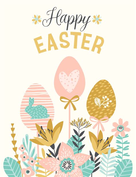 happy easter sunday poster